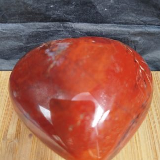Cœur Jaspe Rouge