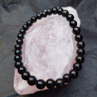 Bracelet Obsidienne Oeil Céleste 6mm