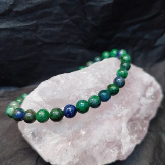 Bracelet Azurite Malachite Qualité Extra 6mm