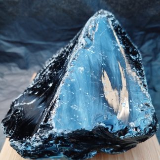 Bloc Obsidienne Noire Brute Qualité A 2,625kg environ