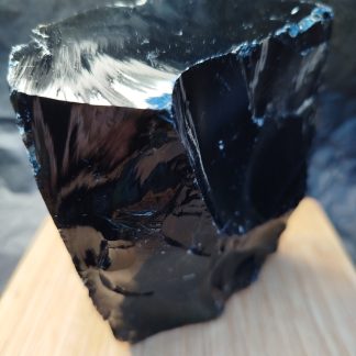 Bloc Obsidienne Noire Brute Qualité A 1,079kg environ