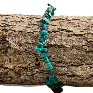 Bracelet Chips de pierres Chrysocolle Extra
