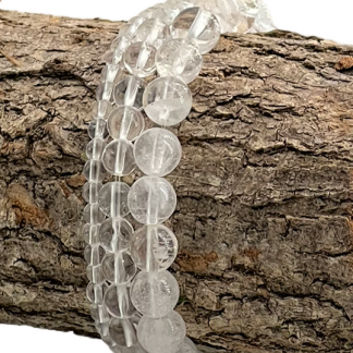 Bracelet Cristal de Roche 8mm Qualité Extra