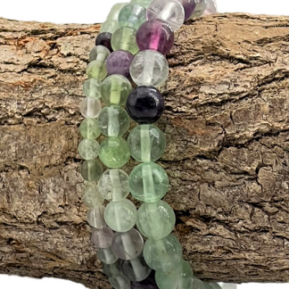 Bracelet Flurorine ou Fluorite 6mm Qualité Extra