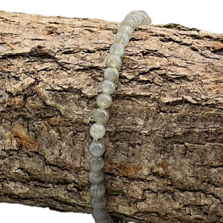 Bracelet Labradorite 4mm Qualité Extra