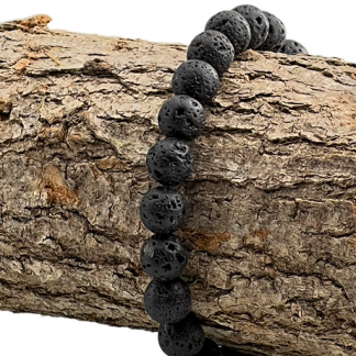 Bracelet Pierre de lave 8mm Qualité Extra