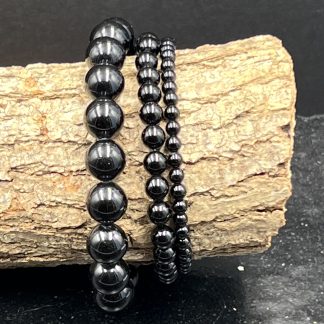 Bracelet Tourmaline noire 4mm