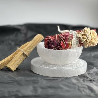 Bol Fleur de vie en Sélénite
