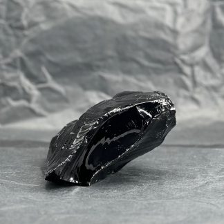 Obsidienne Noire Brute 443g environ